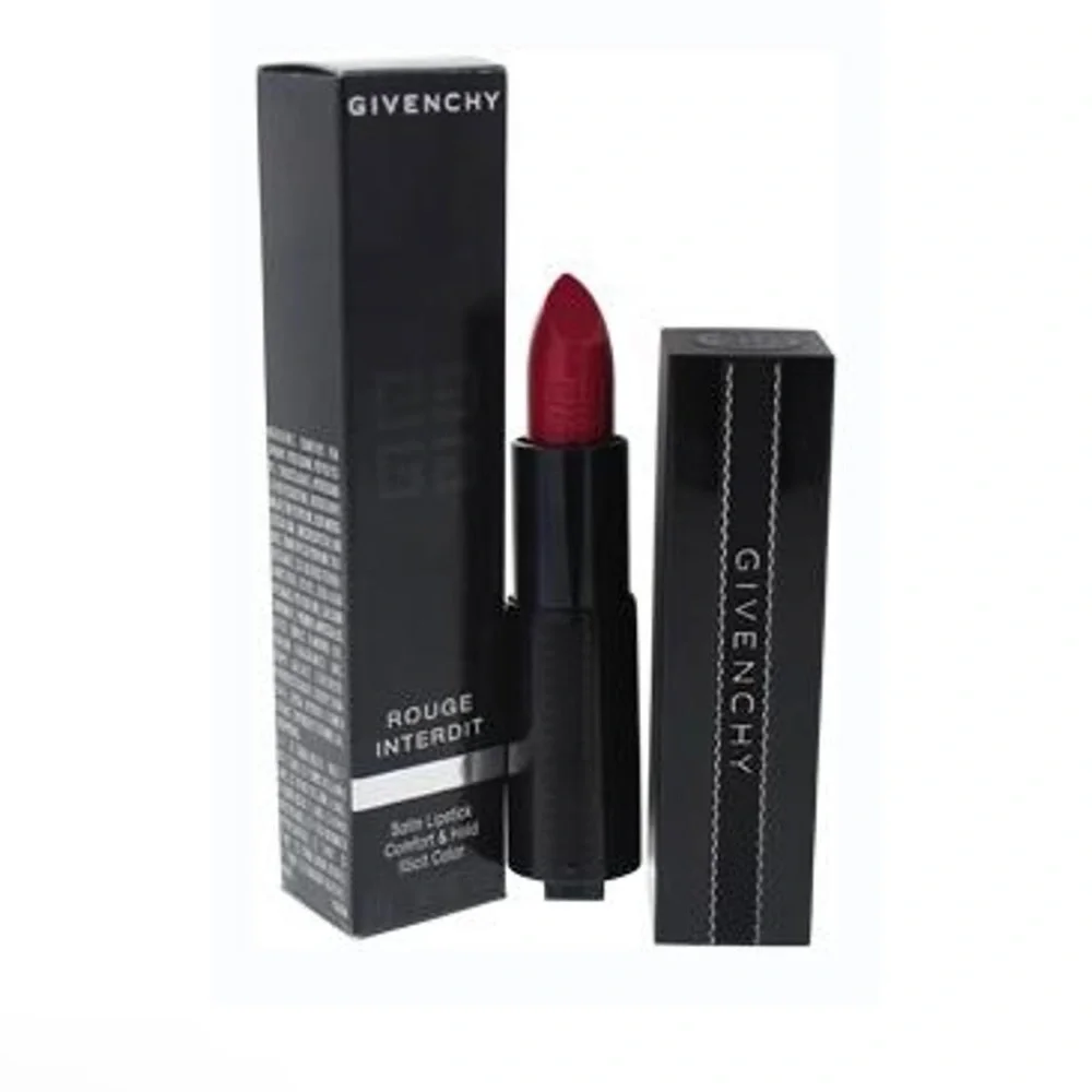 Givenchy Rouge Interdit Satin Lipstick for Women, 23 Fuchsia In The Know NIB